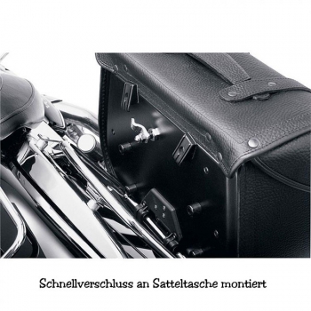 H&B Satteltaschen LIBERTY + Trägersystem - Honda VT 125 C2 Shadow