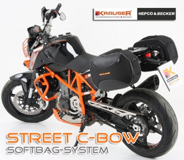 Krauser STREET Soft-Gepäck-System - Aprilia Tuono V4R / V4 1100 RR