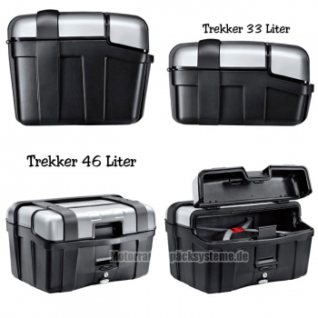 Givi Trekker Koffer/Topcase Monokey - 33/46 Liter