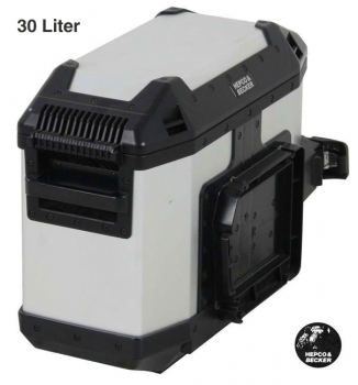 Hepco & Becker XPLORER Alu-Seitenkoffer - ALU-NATUR - 30/40 Liter