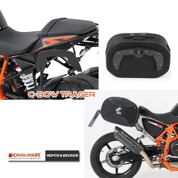 Krauser STREET Soft-Gepäck-System - Ducati Monster 1100 evo