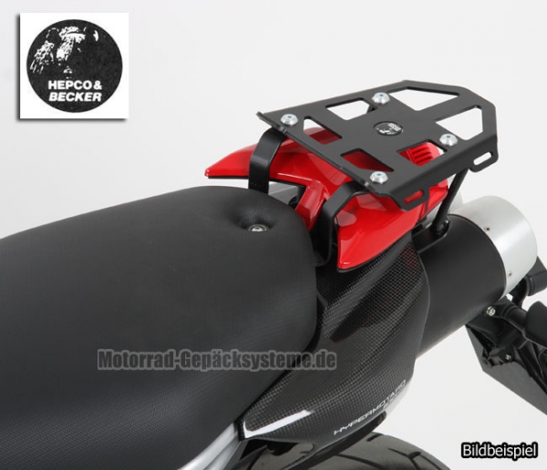 H&B MiniRack Gepäckbrücke - Ducati Hypermotard 796 / 1100 Evo / SP