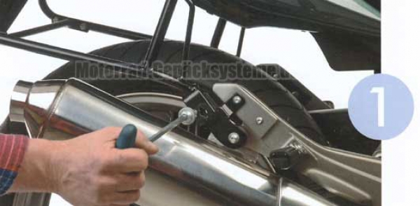 H&B Lock itSystem Seitenträger - Honda CB600F Hornet, Bj. 2007-2010