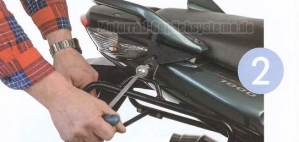 H&B Lock itSystem Seitenträger - Honda CB600F Hornet, Bj. 2007-2010