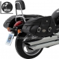 Preview: H&B Satteltaschen BUFFALO + Trägersystem - Kawasaki VN 1500 Classic, Bj. 1996-2002