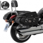 Preview: H&B Satteltaschen BUFFALO + Trägersystem - Kawasaki VN 1500 Classic, Bj. 1996-2002