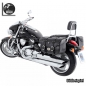 Preview: H&B Satteltaschen LIBERTY + Trägersystem - Kawasaki VN 1500 Drifter