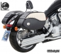 Preview: H&B C-Bow Satteltaschen IVORY + Trägersystem - BMW R18, ab 2020-