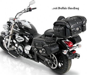 H&B Satteltaschen BUFFALO + Trägersystem - Kawasaki VN 1500 Classic, Bj. 1996-2002
