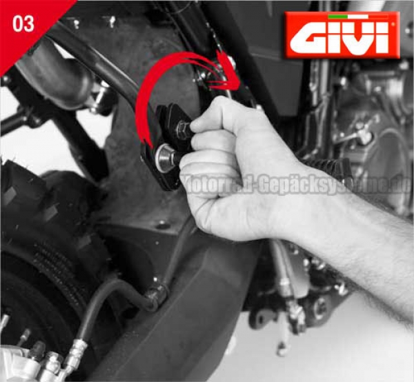 Givi Seitenträger PLR Rapid - BMW R1200GS LC, ab Bj. 2013-2018