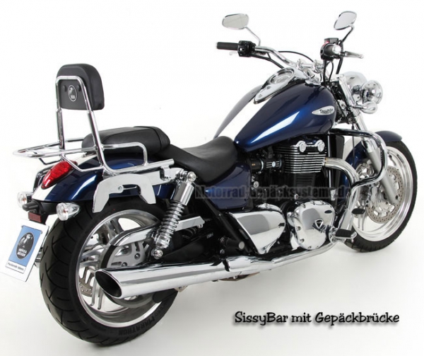 Hepco & Becker SissyBar schwarz - Kawasaki VN 900 Classic / VN 900 Custom / Vulcan