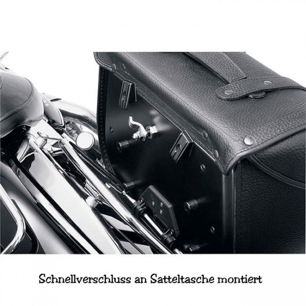 H&B Satteltaschen LIBERTY + Trägersystem - Kawasaki VN 1500 Drifter