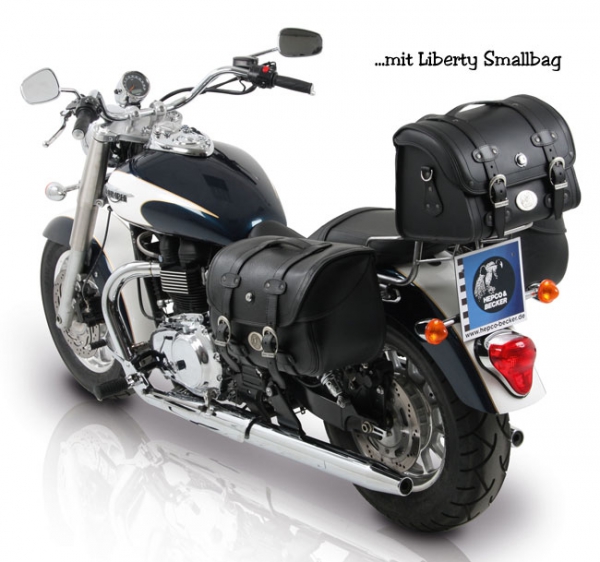 H&B Satteltaschen LIBERTY + Trägersystem - Kawasaki VN 1500 Drifter