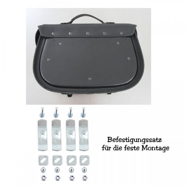 H&B Satteltaschen LIBERTY + Trägersystem - Kawasaki VN 1500 Drifter