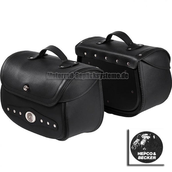 H&B C-Bow Satteltaschen NEVADA + Trägersystem - Harley Davidson Sportster Forty-Eight (-2020)