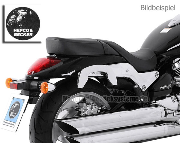 H&B C-Bow Satteltaschen NEVADA + Trägersystem - Harley Davidson Sportster Forty-Eight (-2020)