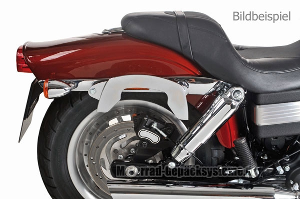 H&B C-Bow Satteltaschen NEVADA + Trägersystem - Harley Davidson Sportster Forty-Eight (-2020)