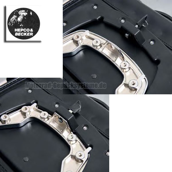 H&B C-Bow Satteltaschen NEVADA + Trägersystem - Harley Davidson Sportster Forty-Eight (-2020)