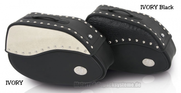 H&B C-Bow Satteltaschen IVORY + Trägersystem - BMW R18, ab 2020-