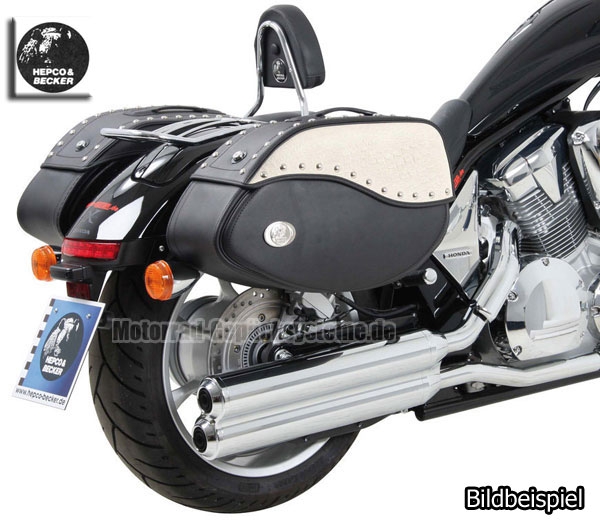 H&B C-Bow Satteltaschen IVORY + Trägersystem - BMW R18, ab 2020-